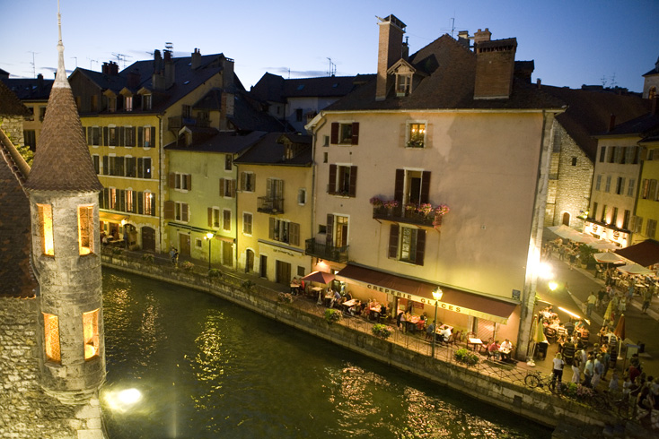 Summer evening in Annecy Summer evening in Annecy