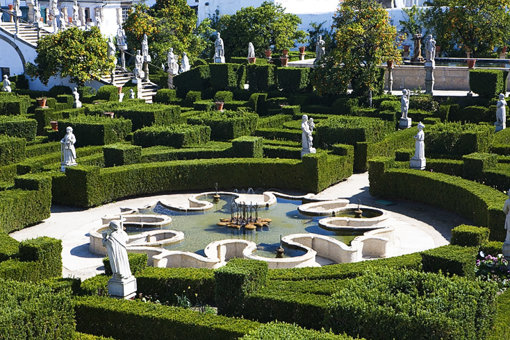 Garden of the Bishop's Palace. 