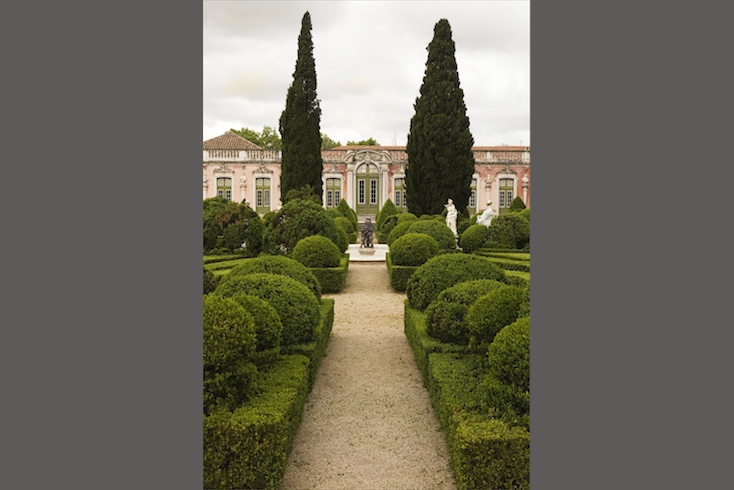 The 'Malta garden' at the Palace of Queluz