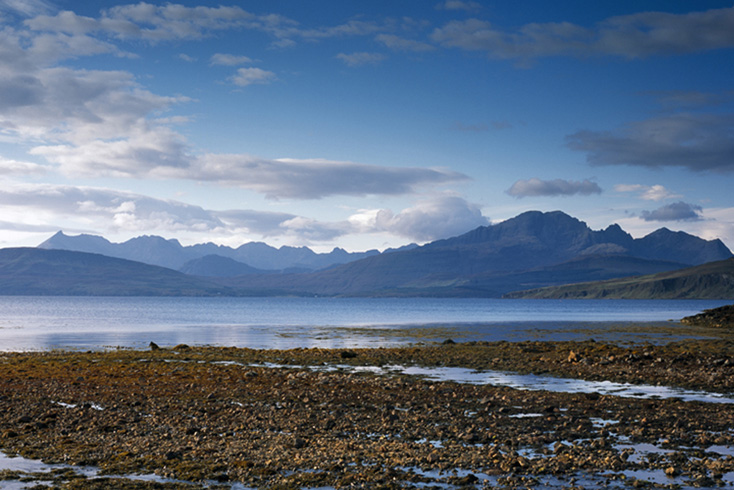 View of the Cuillin hills, Isle of Skye