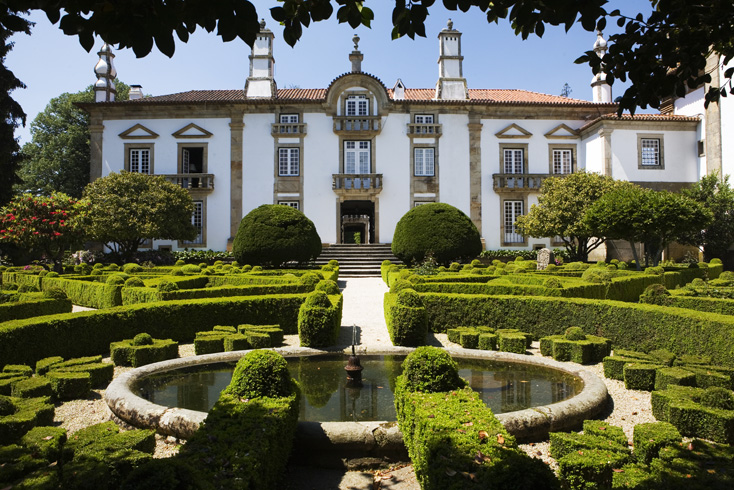 Garden of the Casa Mateus, just outside Vila Real in northern Portugal