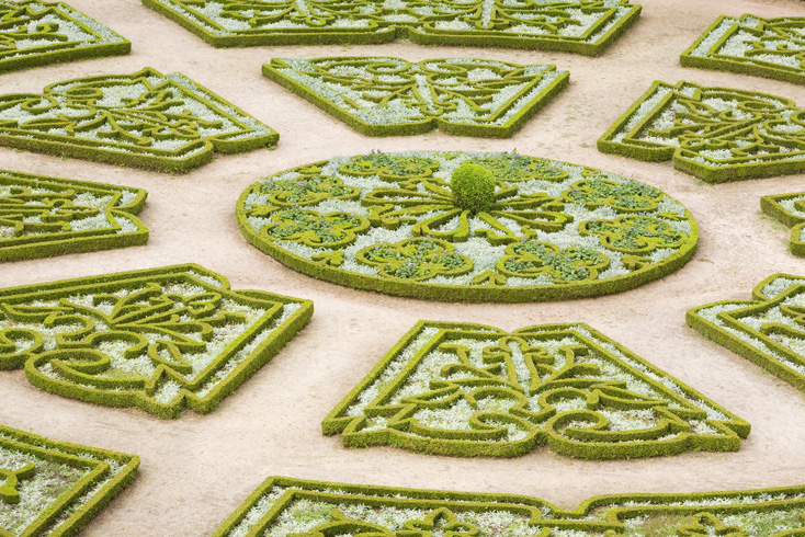 The formal box parterre at BuÃ§aco (Bussaco)