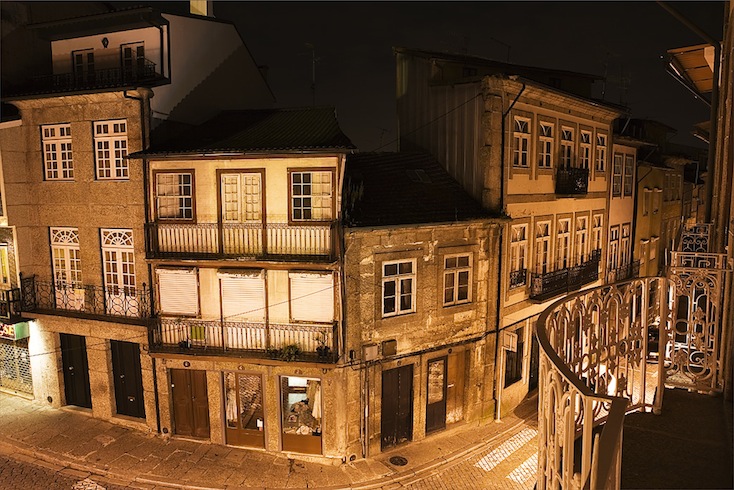 Evening in old town of Guimarães. Guimarães is one of the most important historical cities of the country. Its historical centre is a UNESCO World Heritage Site. Evening in old town of Guimarães. Guimarães is one of the most important historical cities of the country. Its historical centre is a UNESCO World Heritage Site.